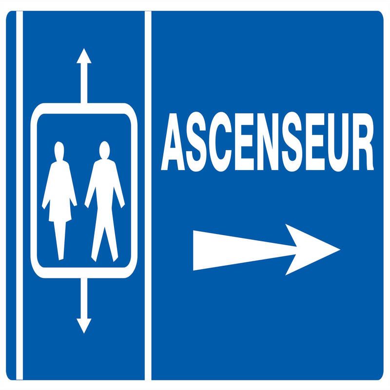 ASCENS.FLECHE A DROITE 330x200 Taliaplast 621644