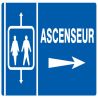 ASCENS.FLECHE A DROITE 330x200 Taliaplast 621644