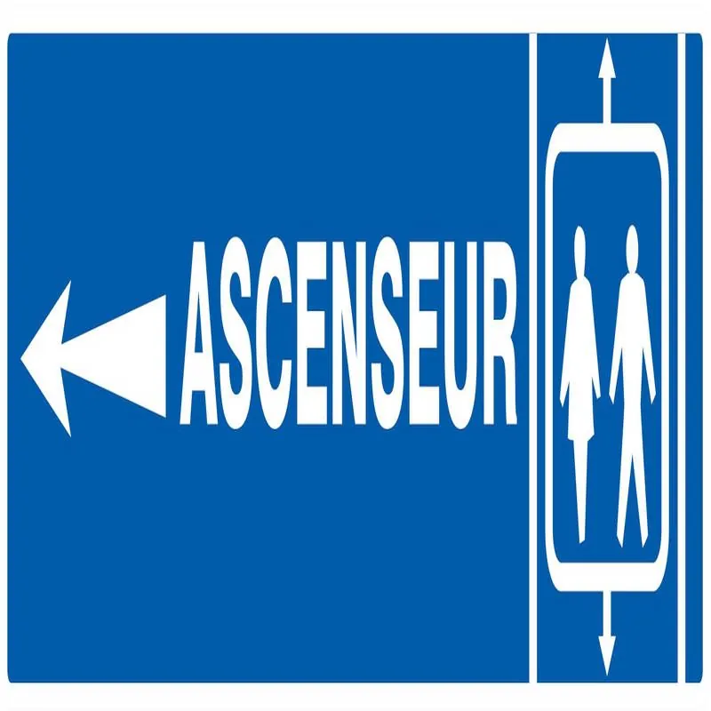 ASCENSEU.FLECHE A GAUCH.200X52 Taliaplast 620603