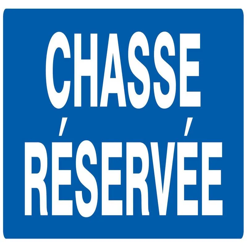 CHASSE RESERVEE NORMASIGN 330X Taliaplast 626639