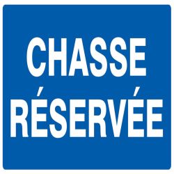 CHASSE RESERVEE 330X200 NORMAS Taliaplast 621612