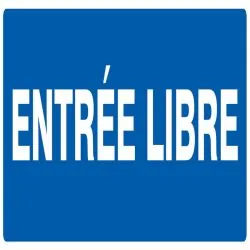 ENTREE LIBRE NORMASIGN 330X120 Taliaplast 626615