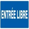 ENTREE LIBRE NORMASIGN 330X120 Taliaplast 626615