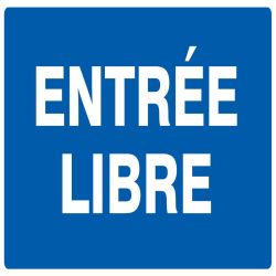 ENTREE LIBRE 330X200 NORMASIGN Taliaplast 621615