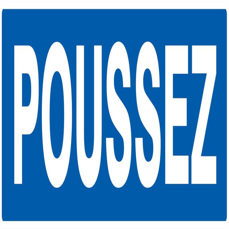 POUSSEZ NORMASIGN 330X75 Taliaplast 625605