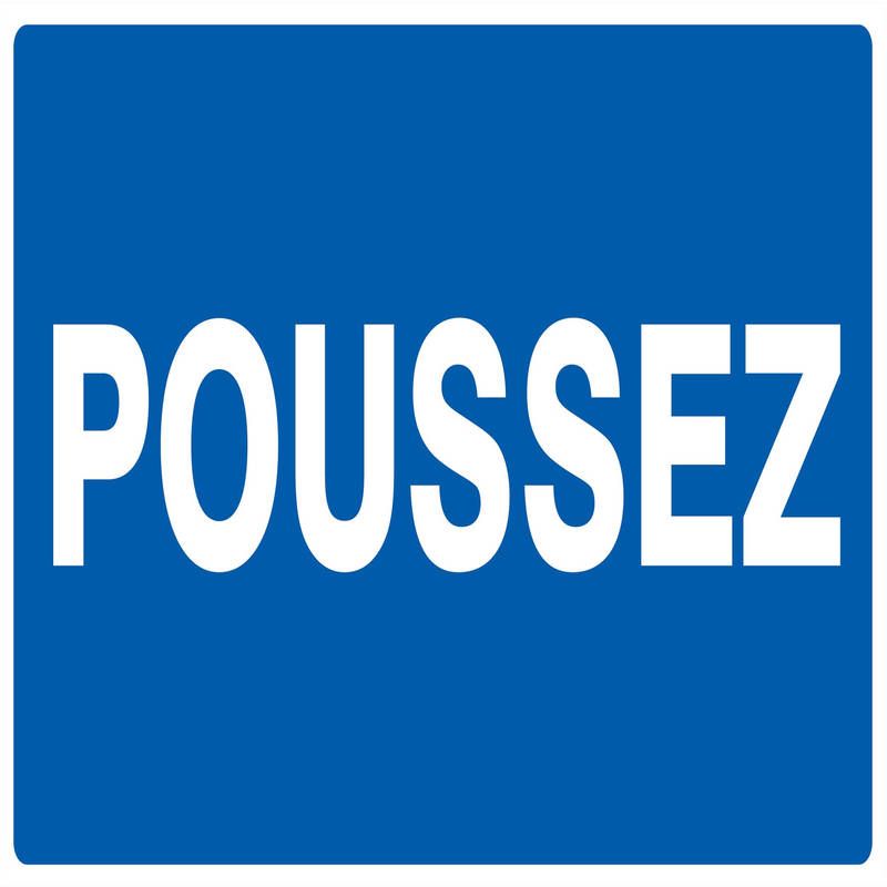 POUSSEZ 330X200 NORMASIGN 330X Taliaplast 621642