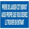 PRIER.LAISSEZ ENDROIT PROPRE N Taliaplast 625641