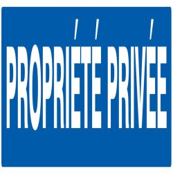 PROPRIETE PRIVEE NORMASIGN 330 Taliaplast 625643