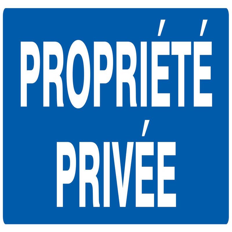 PROPRIETE PRIVEE NORMASIGN 330 Taliaplast 626643