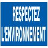 RESPECT. ENVIRONNEMENT 200X52 Taliaplast 620649