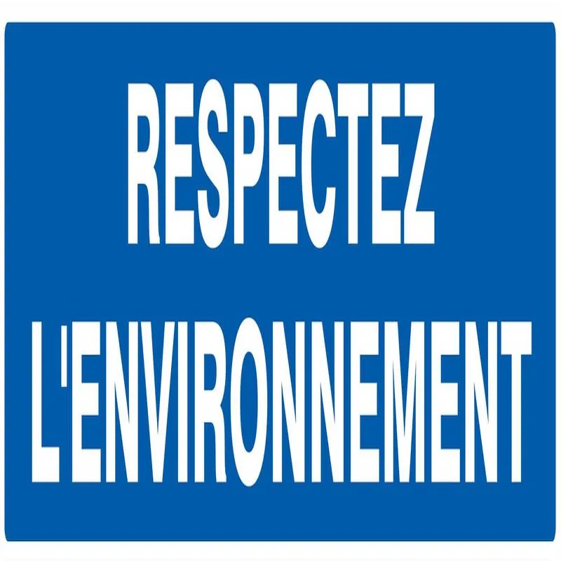 RESPECTEZ L' ENVIRONNEMENT NOR Taliaplast 625649