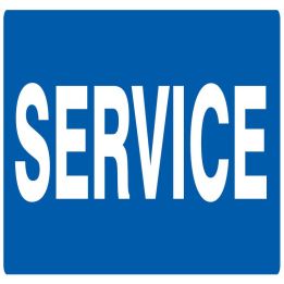 SERVICE NORMASIGN 330X120 Taliaplast 626629