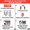 CONSIGNES D'EVACUATION EN MILI Taliaplast 620003