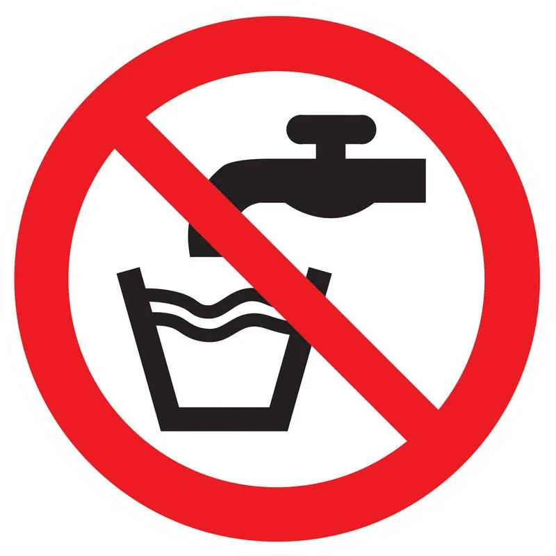 Panneau EAU NON POTABLE NORMASIGN ADHE Taliaplast 724258