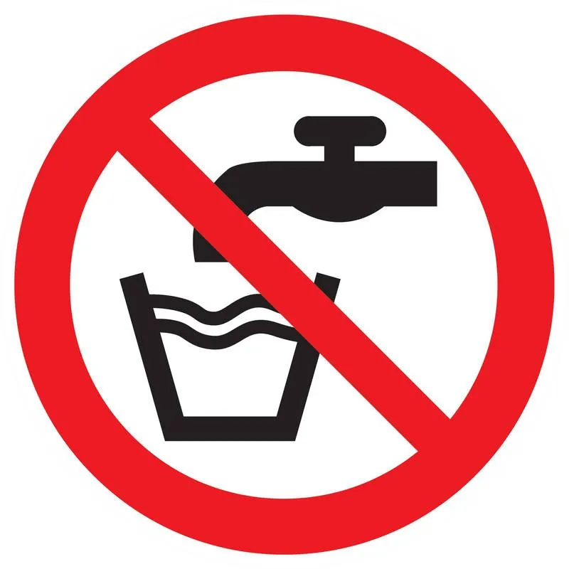 Panneau EAU NON POTABLE NORMASIGN ADHE Taliaplast 727258