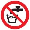 Panneau EAU NON POTABLE NORMASIGN ADHE Taliaplast 722227