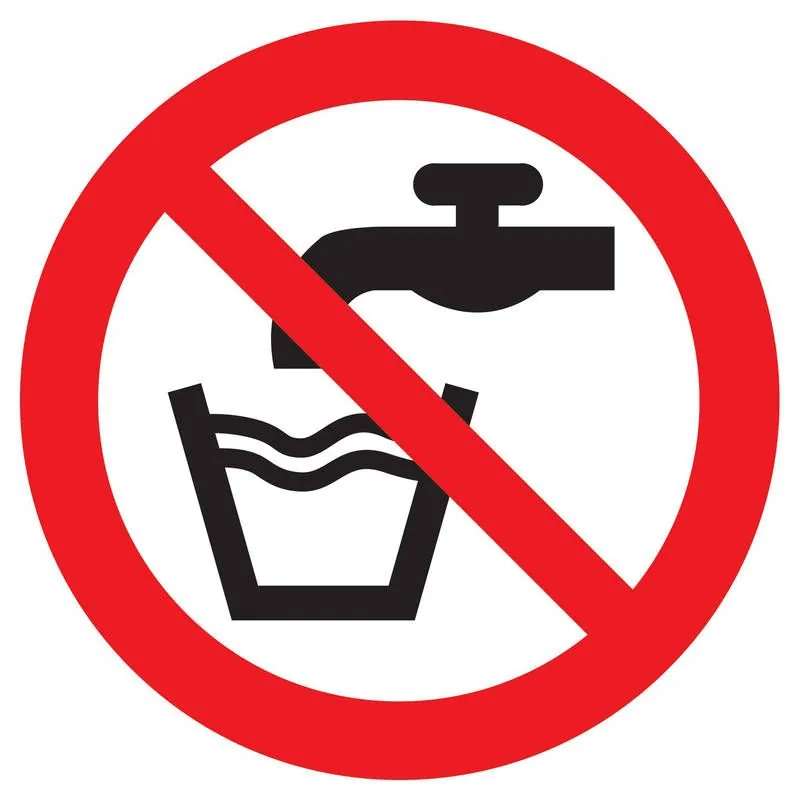 Panneau EAU NON POTABLE D.420mm Taliaplast 723258