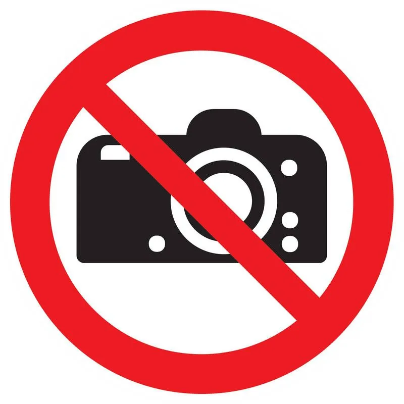 Panneau INTERDICTION DE PHOTOGRAPHIER Taliaplast 723251
