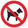 Panneau INTERDIT AUX CHIENS NORMASIGN Taliaplast 722243