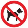 Panneau INTERDIT AUX CHIENS NORMASIGN Taliaplast 723244