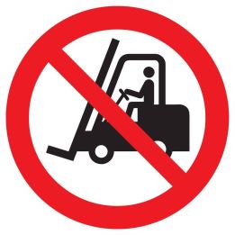 Panneau INTERDIT AUX VEHICULES INDUST. Taliaplast 727251