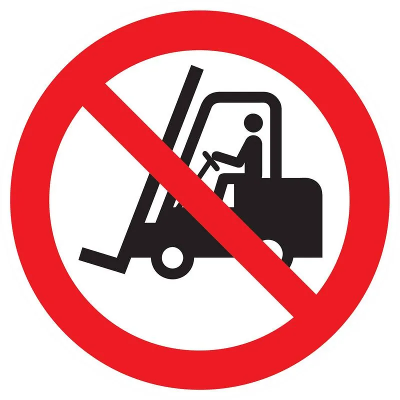 Panneau INTERDIT AUX VEHICULES INDUST. Taliaplast 722248