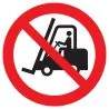 Panneau INTERDIT AUX VEHICULES INDUST. Taliaplast 722248
