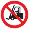 Panneau INTERDIT AUX VEHICULES INDUST. Taliaplast 723201