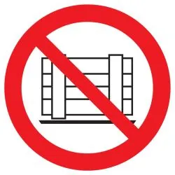 Panneau NE PAS OBSTRUER NORMASIGN ADHE Taliaplast 723328