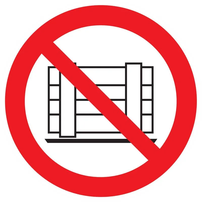 Panneau NE PAS OBSTRUER NORMASIGN ADHE Taliaplast 723328