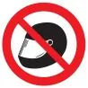 Panneau CASQUE INTERDIT NORMASIGN ADHE Taliaplast 724312