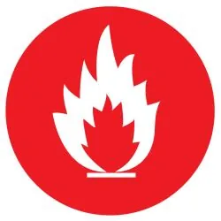 Panneau FLAMME INTERDITE NORMASIGN ADH Taliaplast 724304