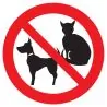 Panneau INTERDIT AUX ANIMAUX NORMASIGN Taliaplast 722299