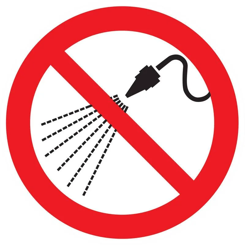 Panneau INTERDIT D'ARROSER NORMASIGN A Taliaplast 727305