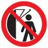 Panneau INTERDIT DE PASSER SOUS LA MAC Taliaplast 727331