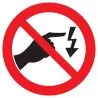 Panneau INTERDIT DE TOUCHER, RISQUE D' Taliaplast 723325