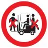 Panneau INTERDIT DE TRANSPORTER DES PE Taliaplast 723321