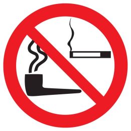 Panneau TABAC INTERDIT NORMASIGN ADHES Taliaplast 727303