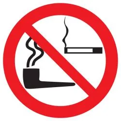Panneau TABAC INTERDIT NORMASIGN ADHES Taliaplast 722303