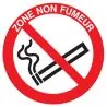 Panneau ZONE NON FUMEUR NORMASIGN ADHE Taliaplast 724245