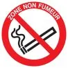 Panneau ZONE NON FUMEUR NORMASIGN ADHE Taliaplast 723245