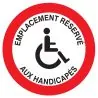 Panneau EMPLACEMENT RESERVE HANDICAPES Taliaplast 724266
