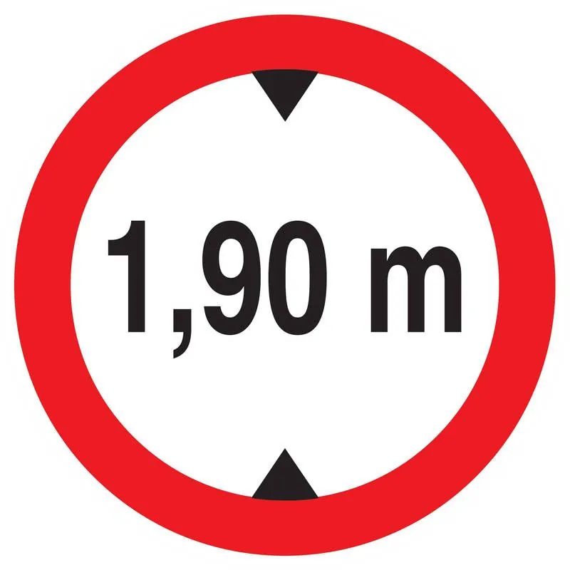 Panneau INTERDIT AUX VEHICULES DE PLUS Taliaplast 723273