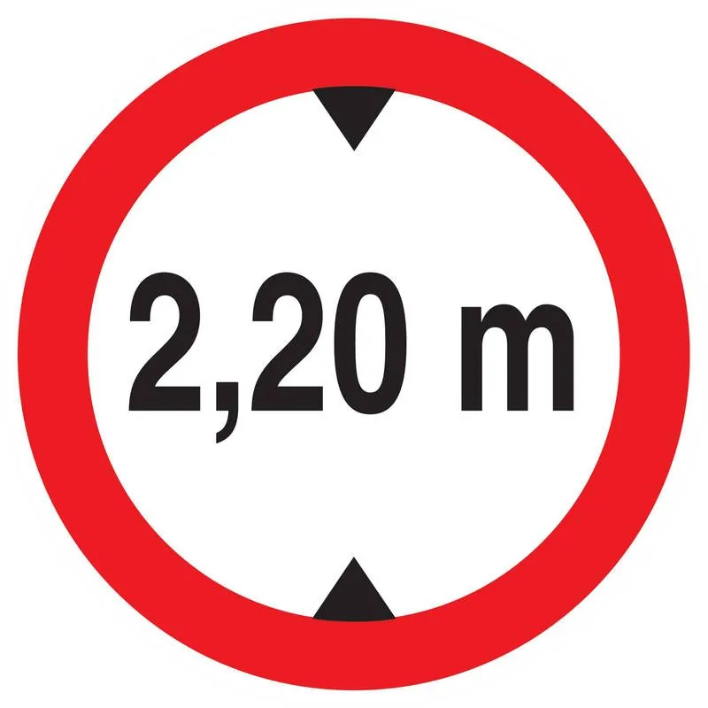 Panneau INTERDIT AUX VEHICULES DE PLUS Taliaplast 723275