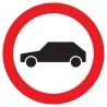 Panneau INTERDIT AUX VEHICULES NORMASI Taliaplast 727297