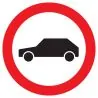 Panneau INTERDIT AUX VEHICULES NORMASI Taliaplast 722297