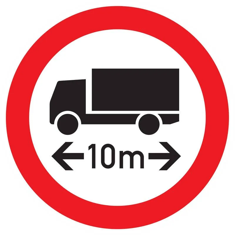 Panneau INTERDIT AUX VEHICULES DE PLUS Taliaplast 723289