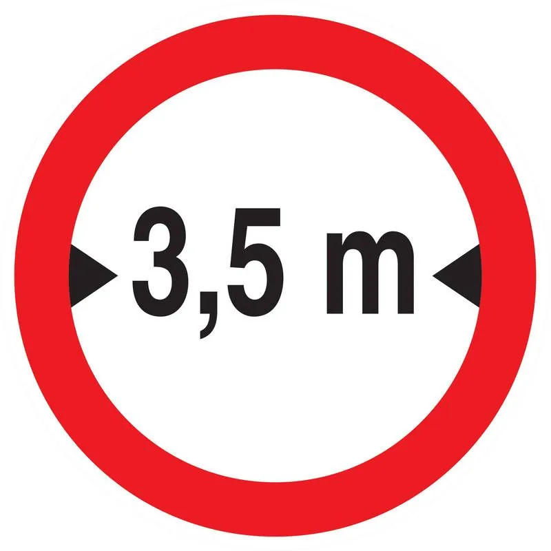 Panneau INTERDIT AUX VEHICULES DE PLUS Taliaplast 722281