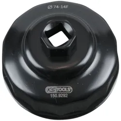Cloche pour filtre à huile 1/2" diamètre 74 mm KSTOOLS 150.9292 | 150.9292
