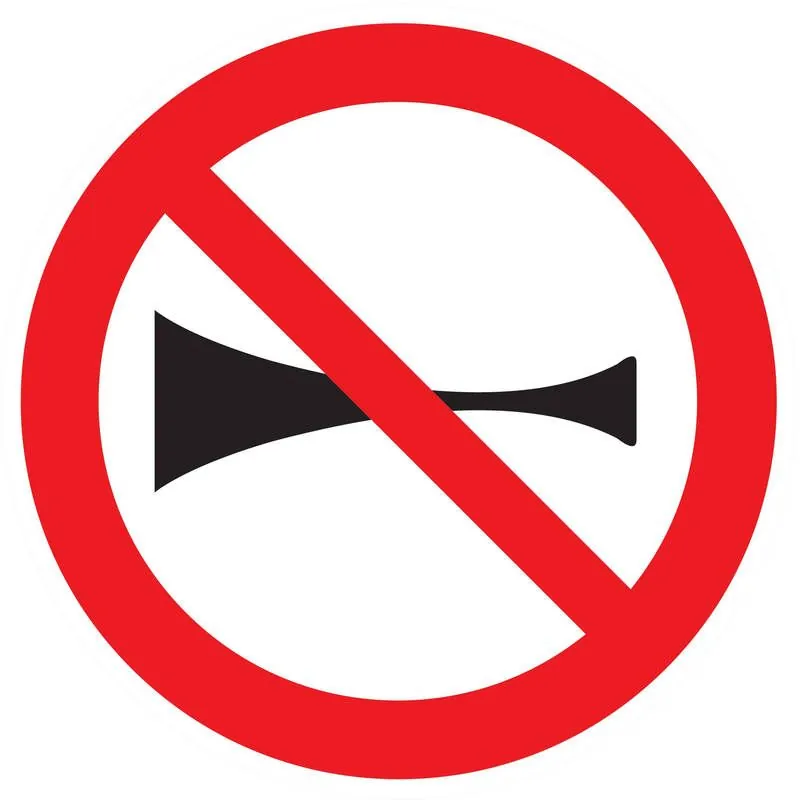 Panneau KLAXON INTERDIT NORMASIGN ADHE Taliaplast 724267